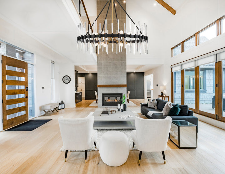 Savoy House - 1-1934-12-143 - 12 Light Chandelier - Santiago - Matte Black with Warm Brass Accents