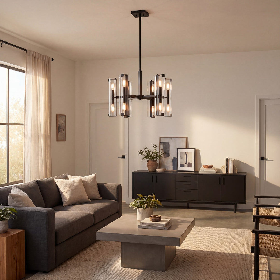 Savoy House - 1-9772-10-89 - Ten Light Chandelier - Winfield - Matte Black