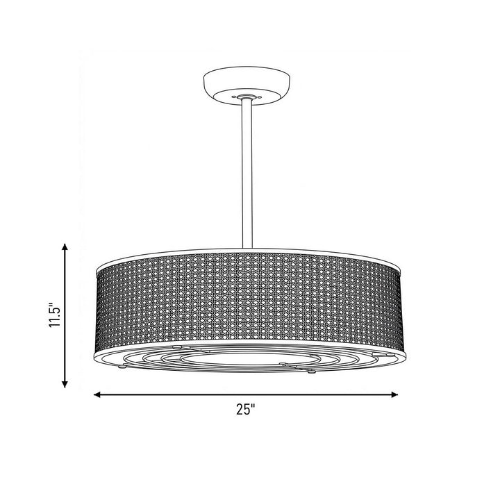 Savoy House - 25-FD-1650-322 - LED Fan D'Lier - Astoria - Warm Brass