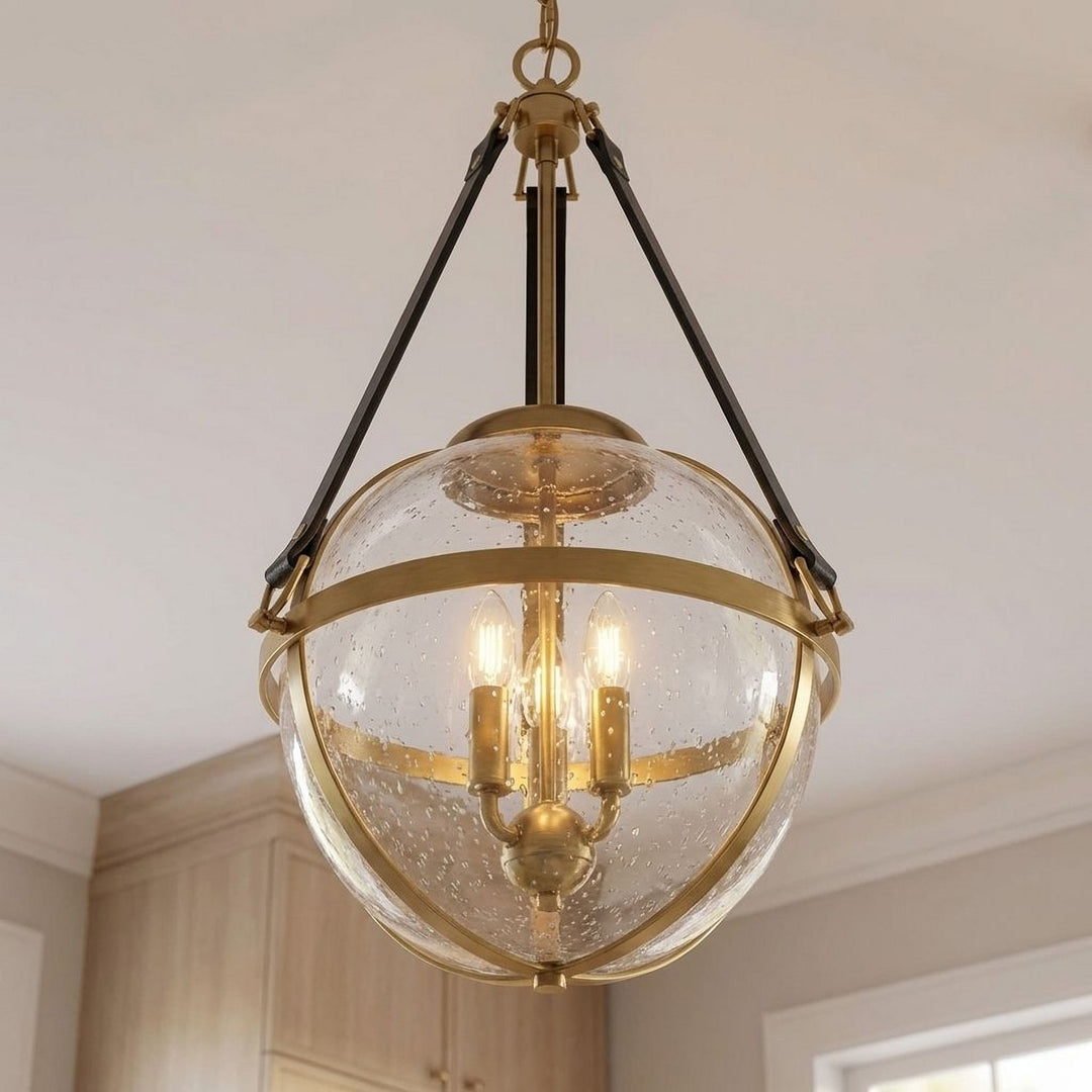 Savoy House - 7-1837-3-322 - Three Light Pendant - Bozeman - Warm Brass