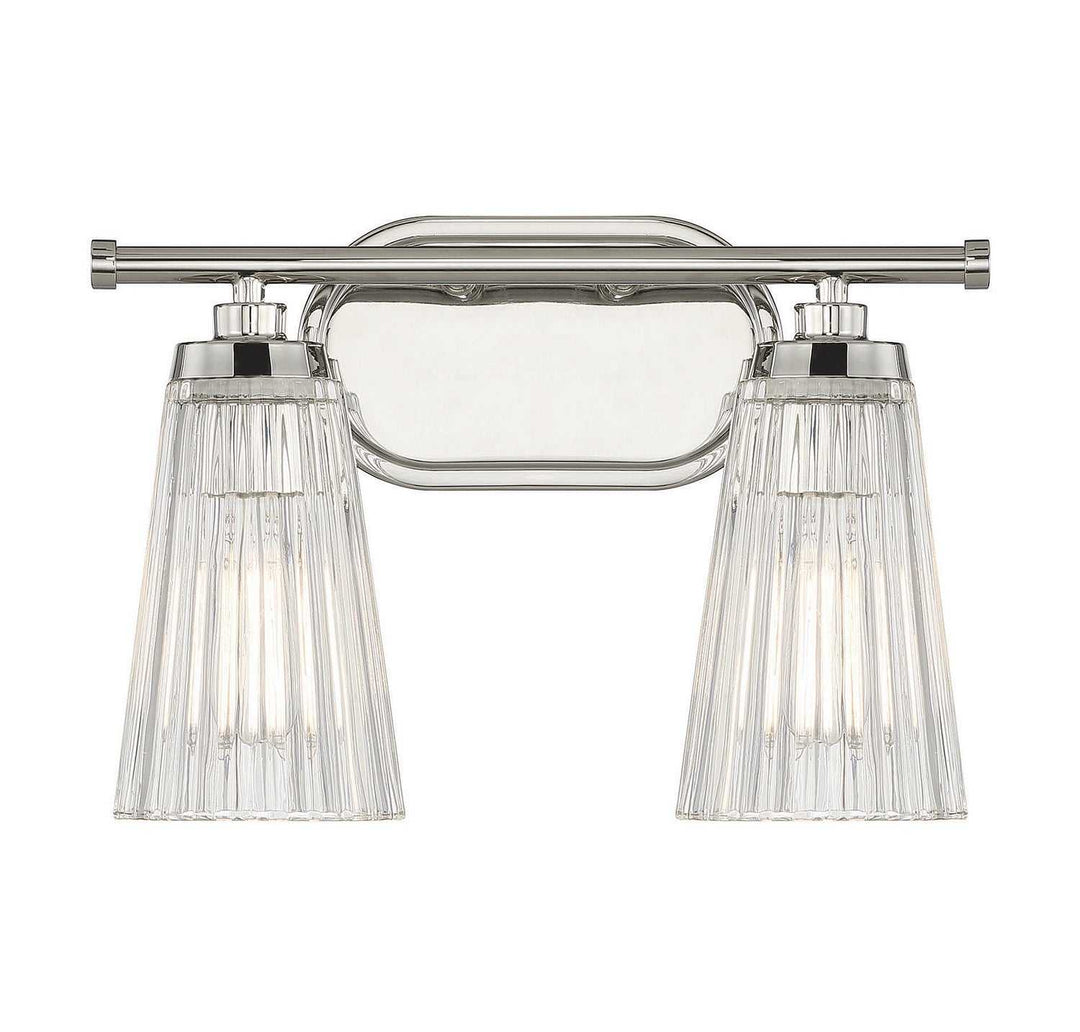 Savoy House - 8-1745-2-109 - Two Light Bathroom Vanity - Chantilly - Polished Nickel
