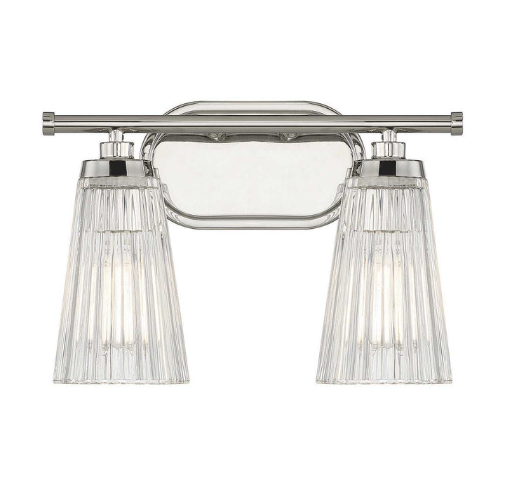 Savoy House - 8-1745-2-109 - Two Light Bathroom Vanity - Chantilly - Polished Nickel