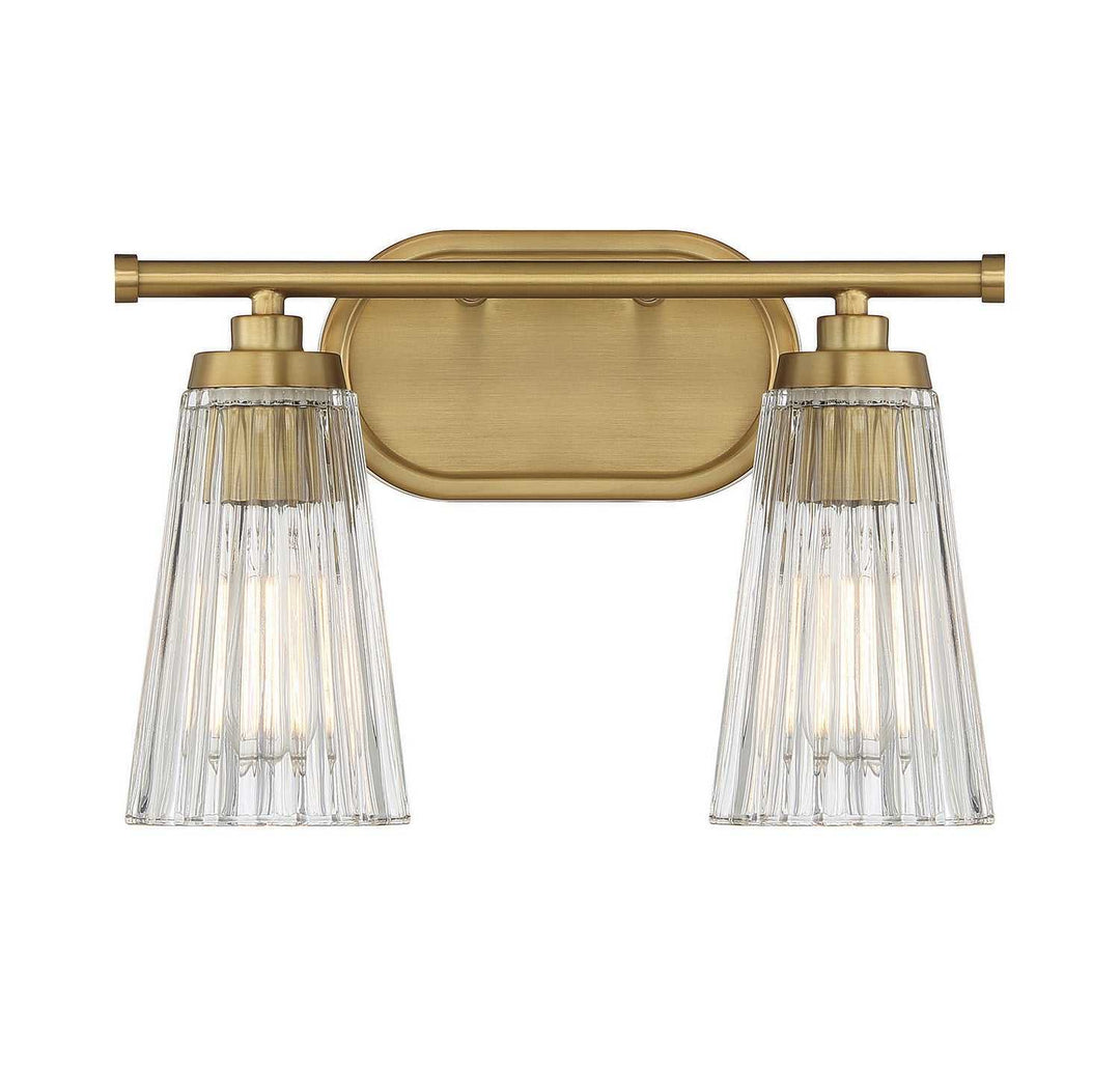 Savoy House - 8-1745-2-322 - Two Light Bathroom Vanity - Chantilly - Warm Brass