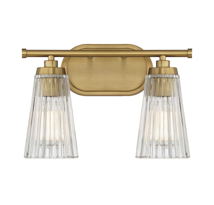 Savoy House - 8-1745-2-322 - Two Light Bathroom Vanity - Chantilly - Warm Brass
