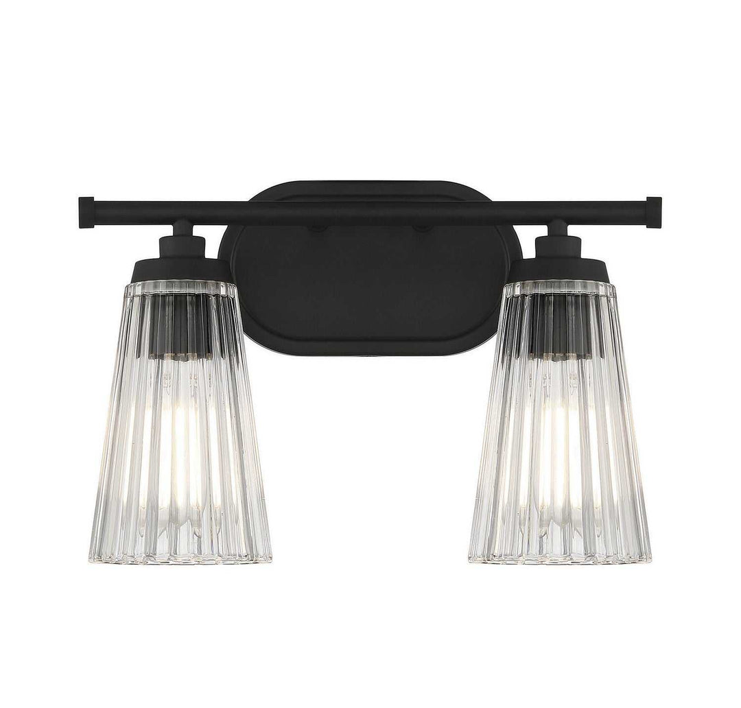 Savoy House - 8-1745-2-BK - Two Light Bathroom Vanity - Chantilly - Matte Black