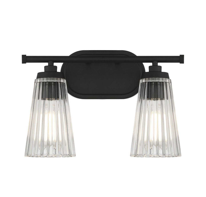 Savoy House - 8-1745-2-BK - Two Light Bathroom Vanity - Chantilly - Matte Black