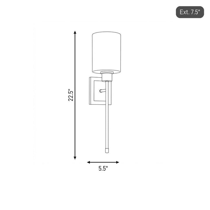 Savoy House - 9-1645-1-143 - One Light Wall Sconce - Alvara - Matte Black with Warm Brass Accents
