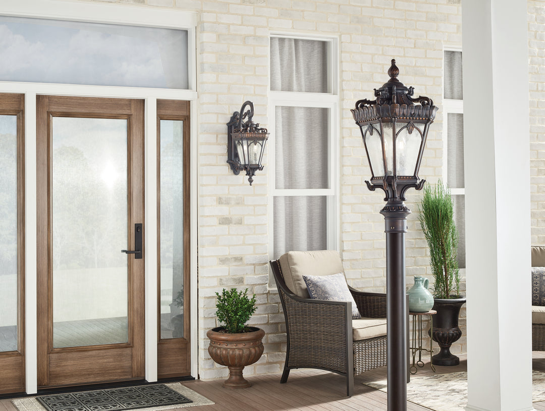 Kichler Canada - 9558LD - Three Light Outdoor Post Mount - Tournai - Londonderry