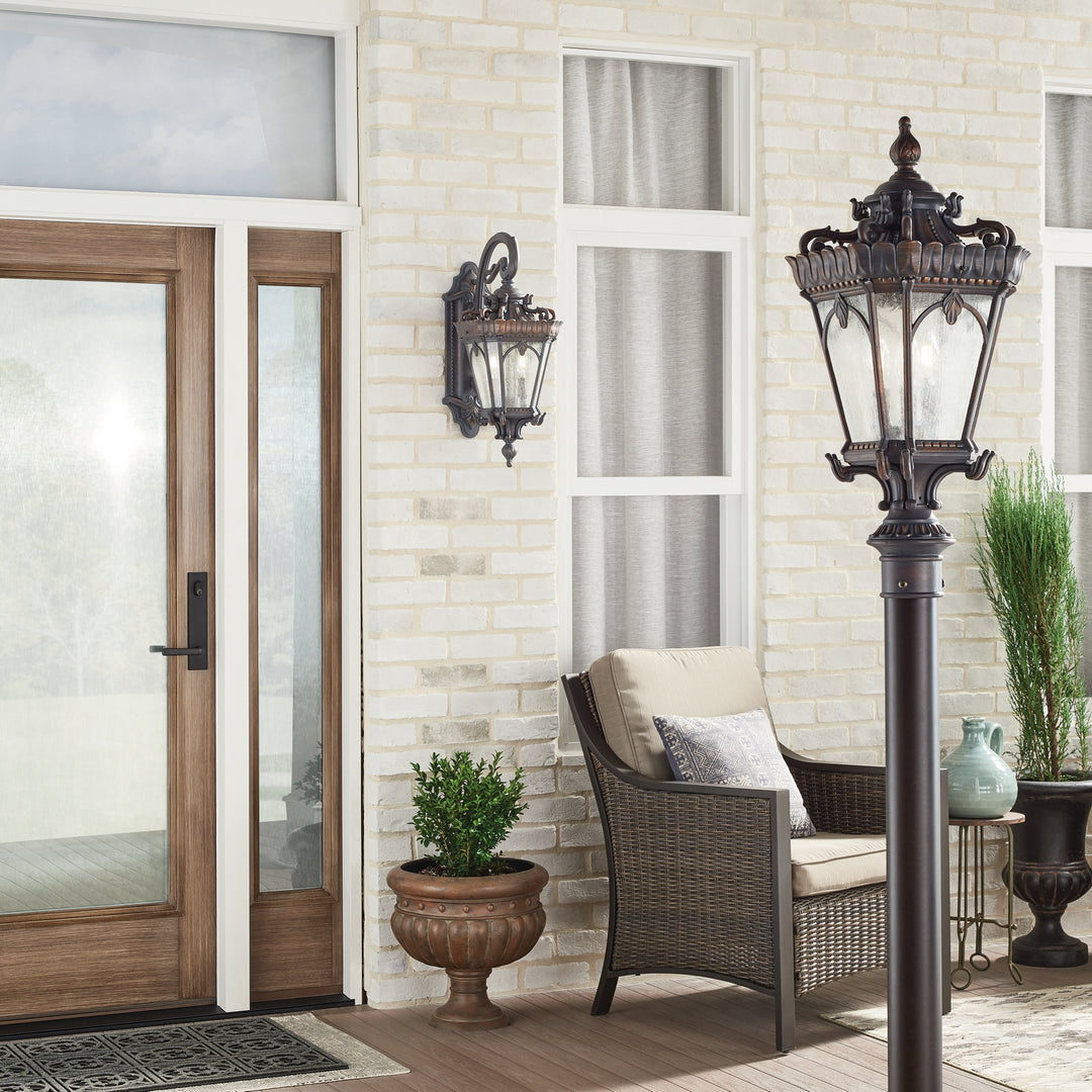 Kichler Canada - 9558LD - Three Light Outdoor Post Mount - Tournai - Londonderry