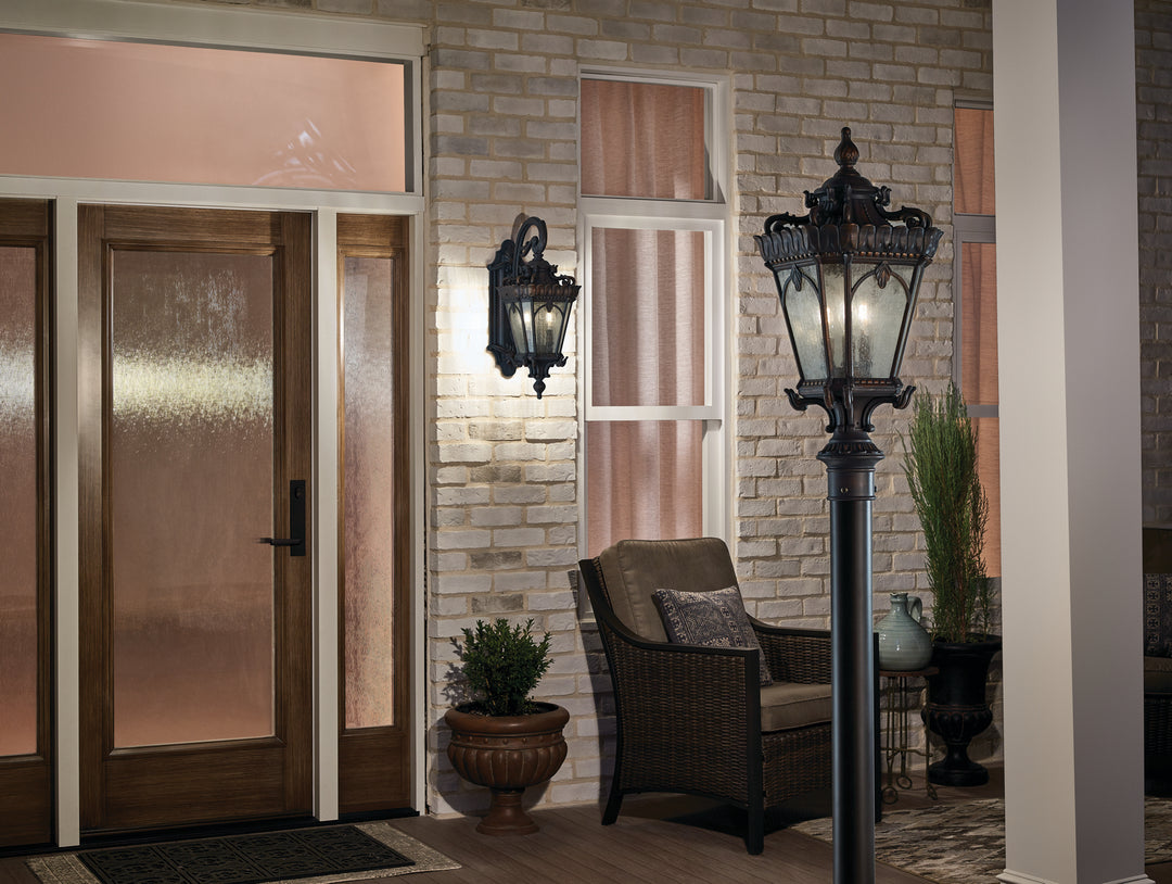 Kichler Canada - 9558LD - Three Light Outdoor Post Mount - Tournai - Londonderry
