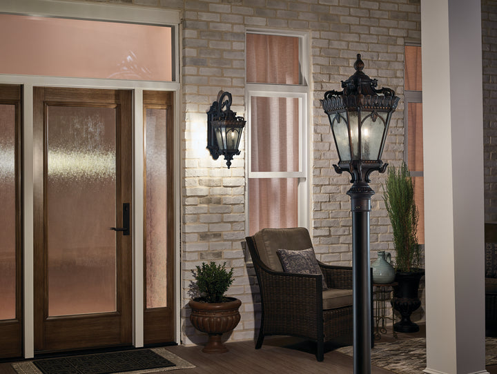 Kichler Canada - 9558LD - Three Light Outdoor Post Mount - Tournai - Londonderry