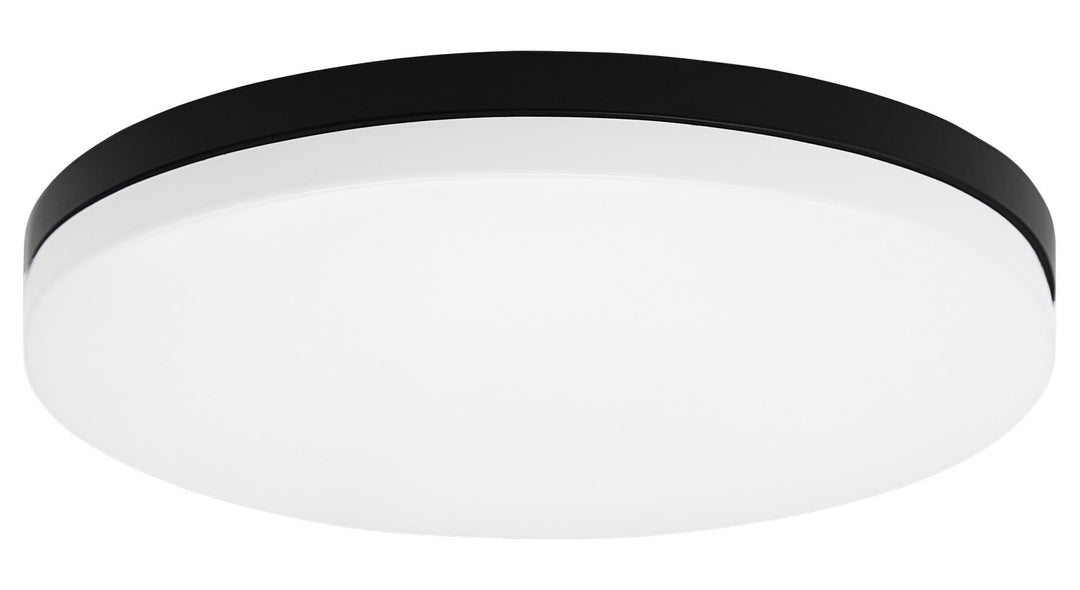 Xelan LED Flush Mount in Black - available from The Lighting Shoppe, trusted by Canadian homeowners
