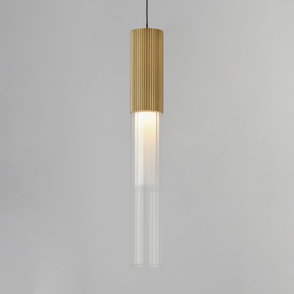 ET2 - E11011-144GLD - LED Pendant - Reeds - Gold