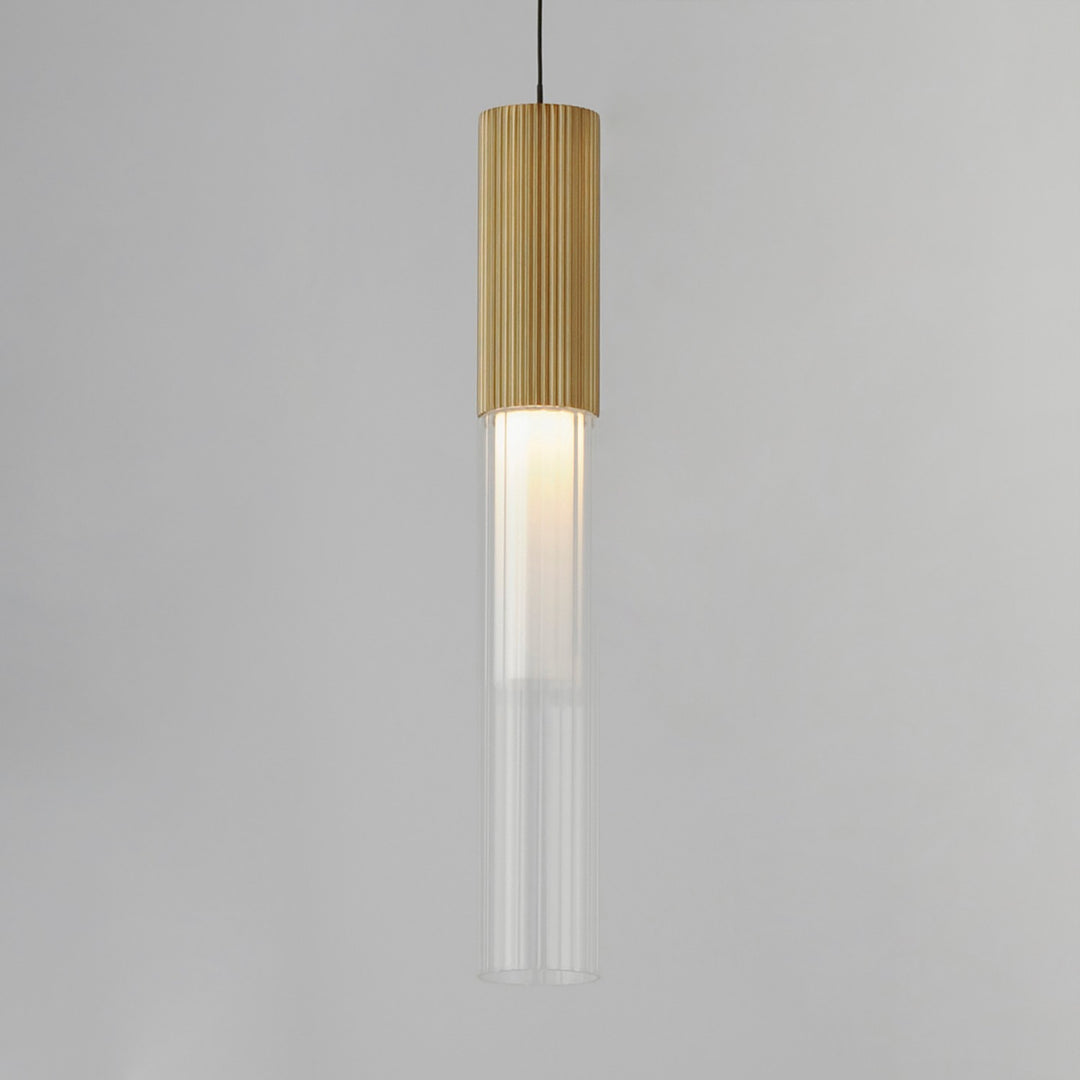 ET2 - E11011-144GLD - LED Pendant - Reeds - Gold
