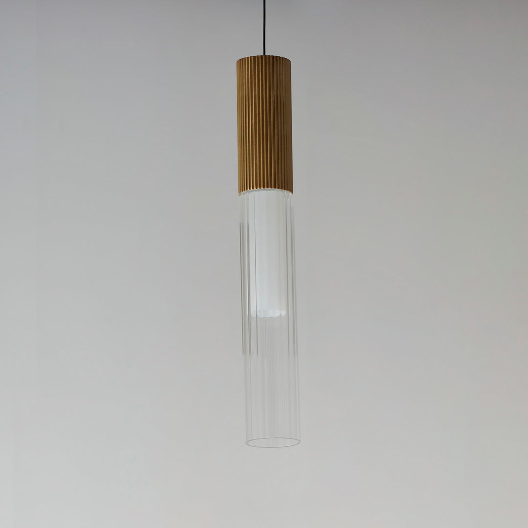 ET2 - E11011-144GLD - LED Pendant - Reeds - Gold