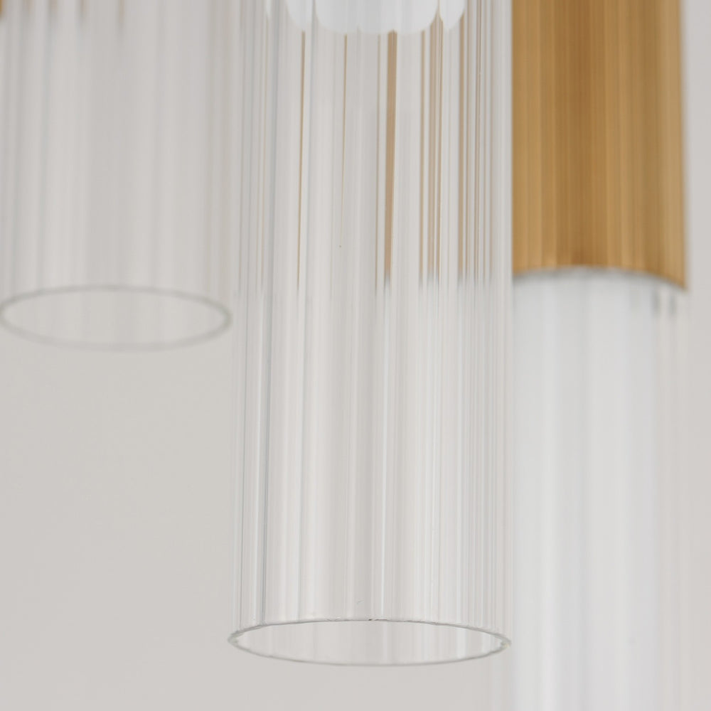 ET2 - E11015-144GLD - LED Pendant - Reeds - Gold
