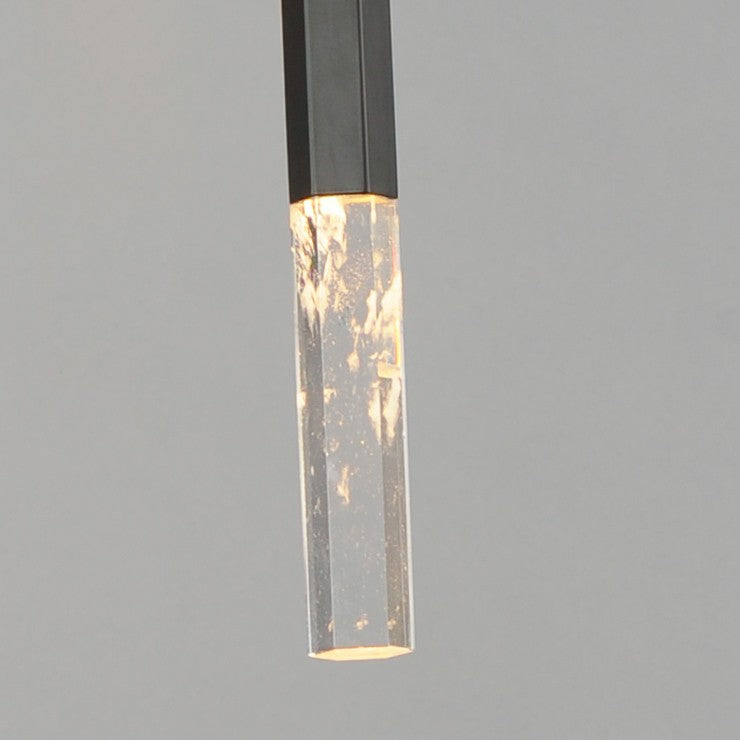 ET2 - E11021-95BK - LED Pendant - Diaphane - Black