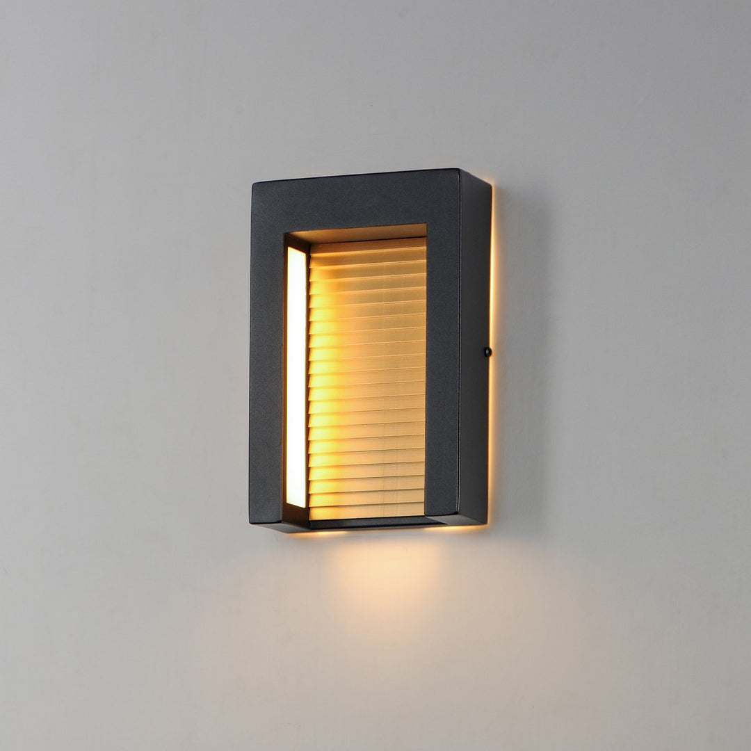 ET2 - E30102-BKGLD - LED Outdoor Wall Sconce - Alcove - Black / Gold