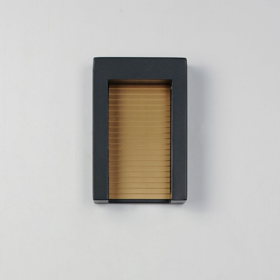 ET2 - E30102-BKGLD - LED Outdoor Wall Sconce - Alcove - Black / Gold