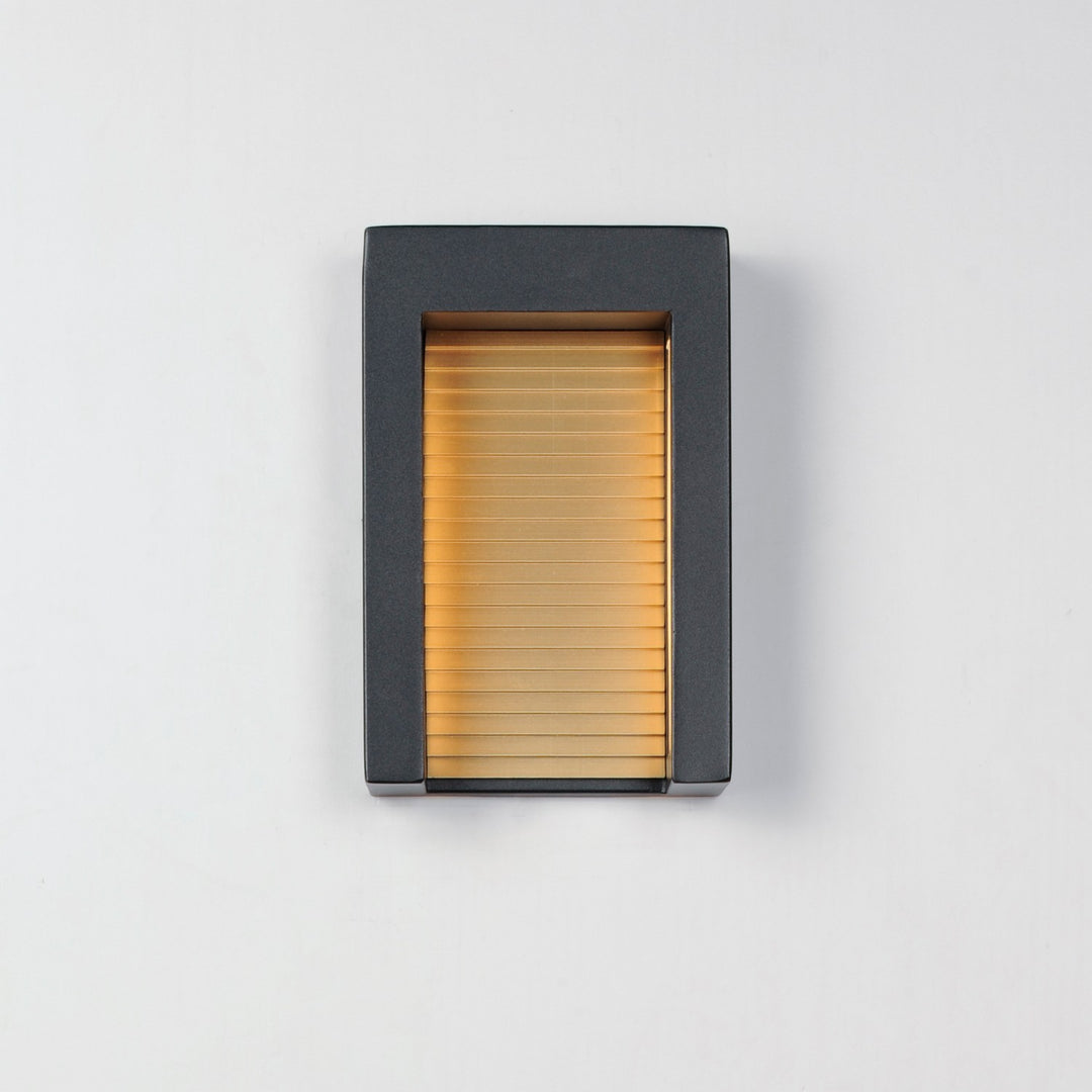ET2 - E30102-BKGLD - LED Outdoor Wall Sconce - Alcove - Black / Gold