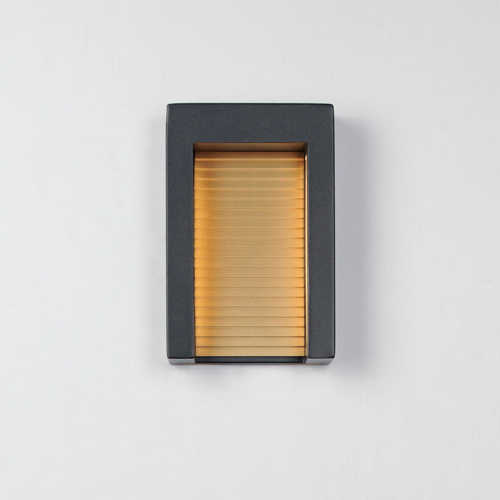 ET2 - E30102-BKGLD - LED Outdoor Wall Sconce - Alcove - Black / Gold