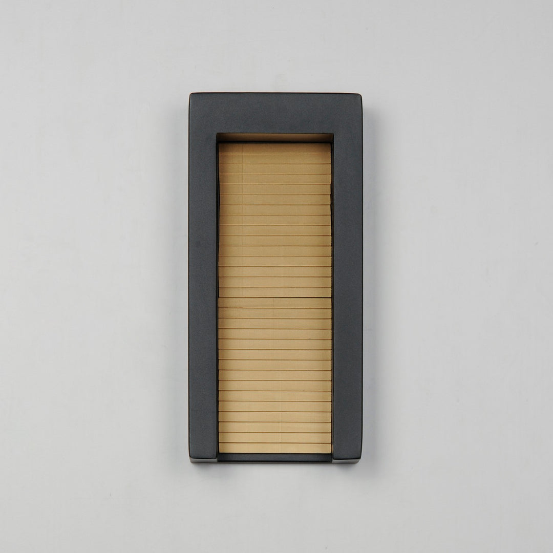 ET2 - E30104-BKGLD - LED Outdoor Wall Sconce - Alcove - Black / Gold