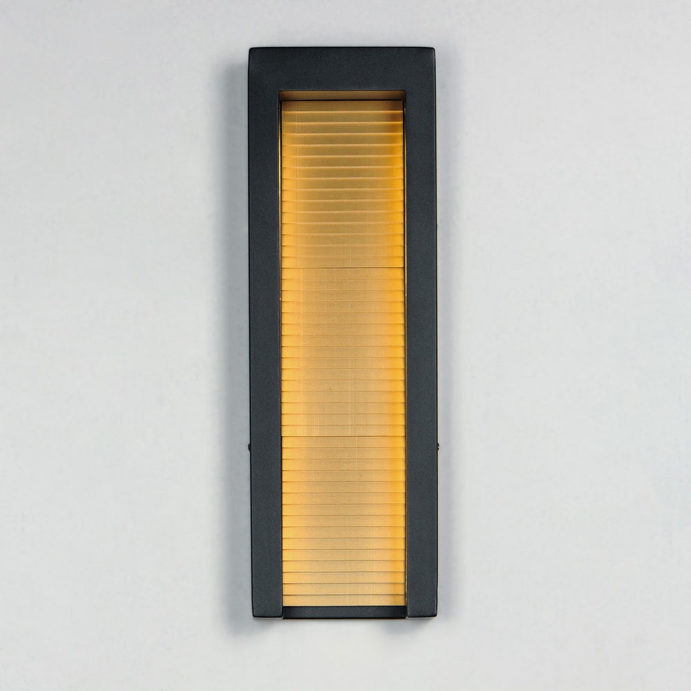 ET2 - E30106-BKGLD - LED Outdoor Wall Sconce - Alcove - Black / Gold