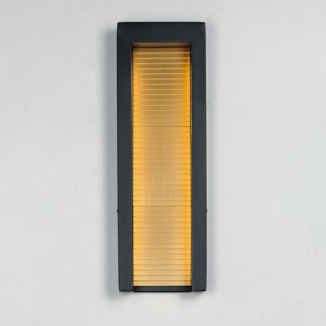 ET2 - E30106-BKGLD - LED Outdoor Wall Sconce - Alcove - Black / Gold