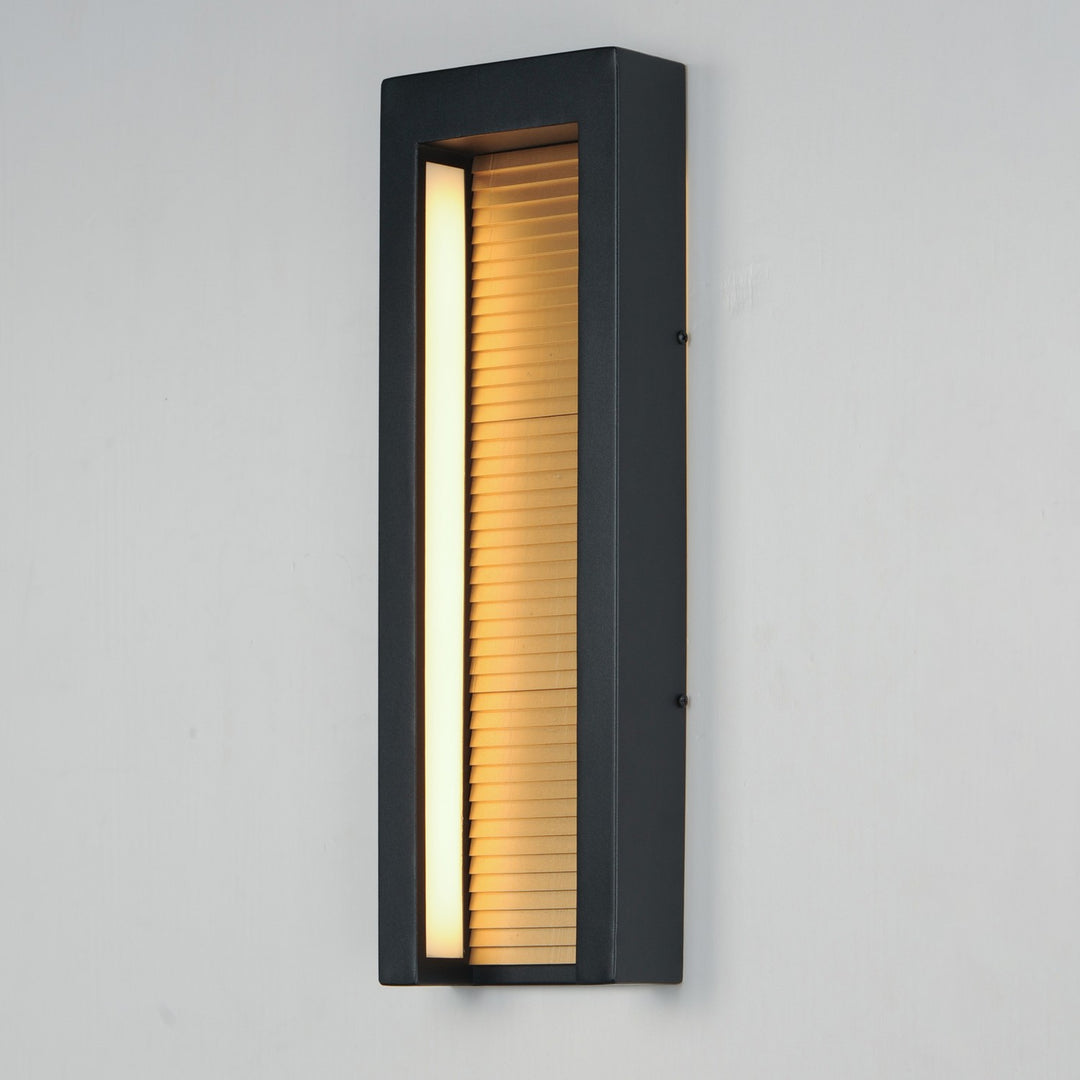 ET2 - E30106-BKGLD - LED Outdoor Wall Sconce - Alcove - Black / Gold