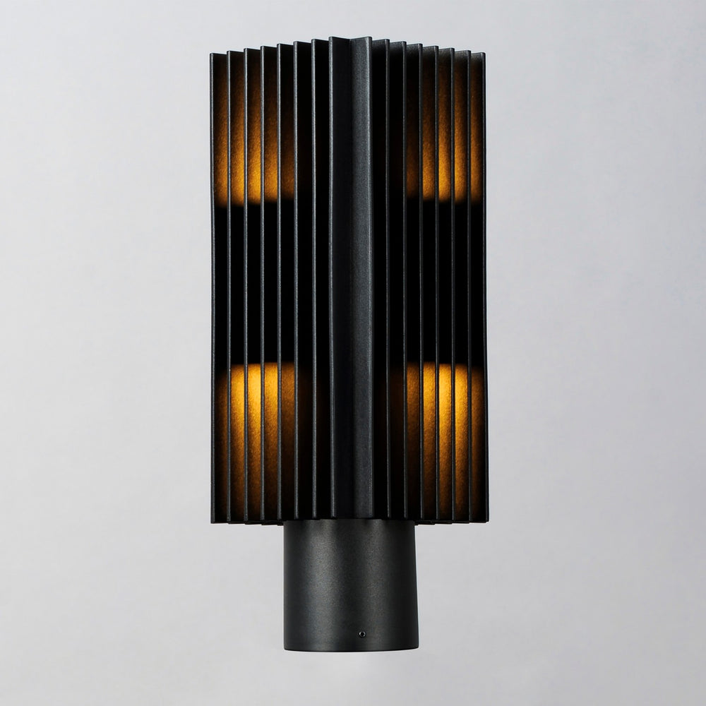 ET2 - E30110-BK - LED Outdoor Post Mount - Rampart - Black