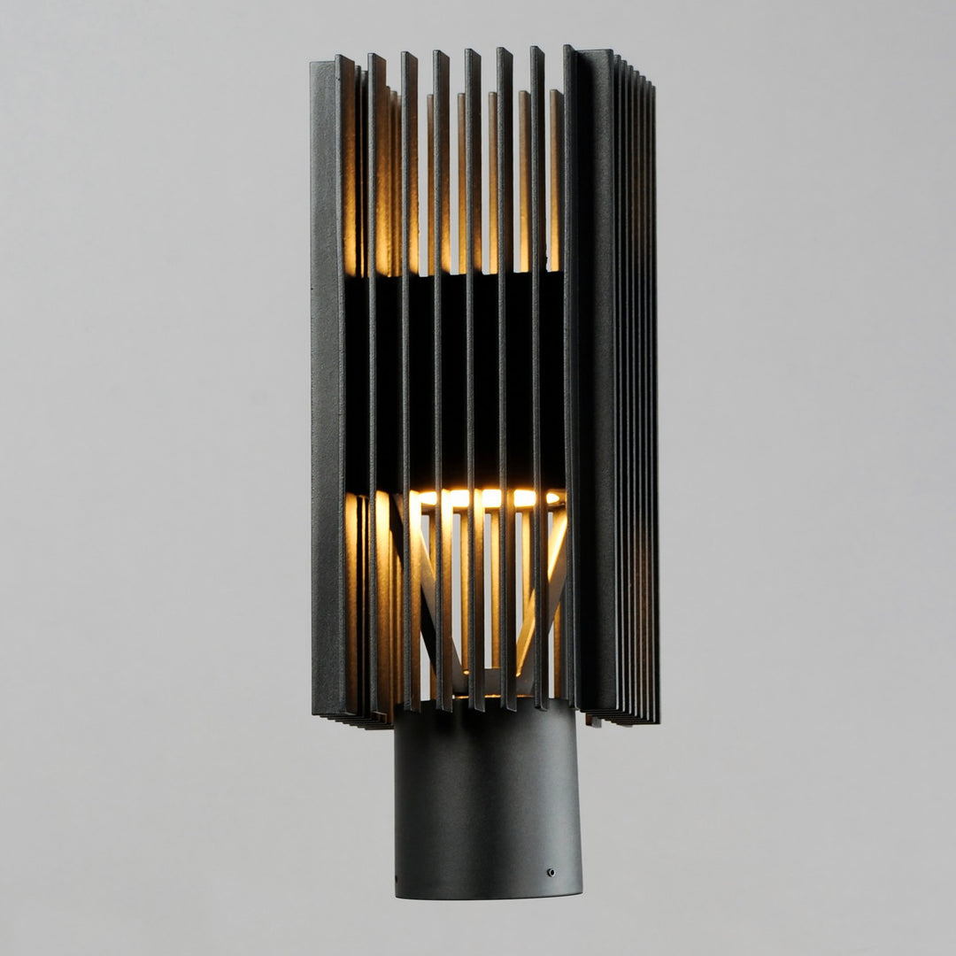 ET2 - E30110-BK - LED Outdoor Post Mount - Rampart - Black