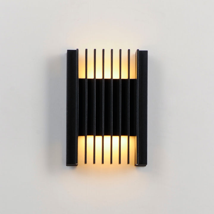 ET2 - E30112-BK - LED Outdoor Wall Sconce - Rampart - Black