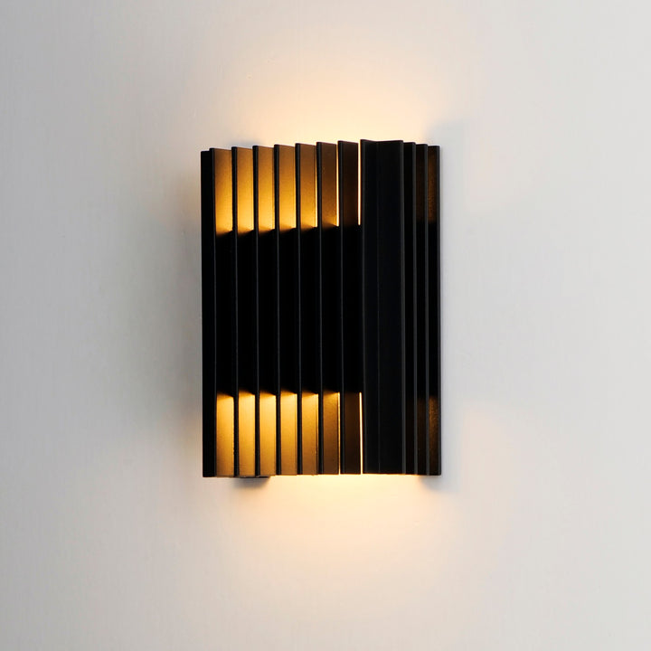 ET2 - E30112-BK - LED Outdoor Wall Sconce - Rampart - Black