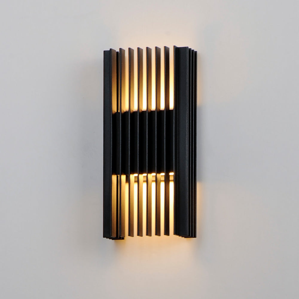ET2 - E30114-BK - LED Outdoor Wall Sconce - Rampart - Black