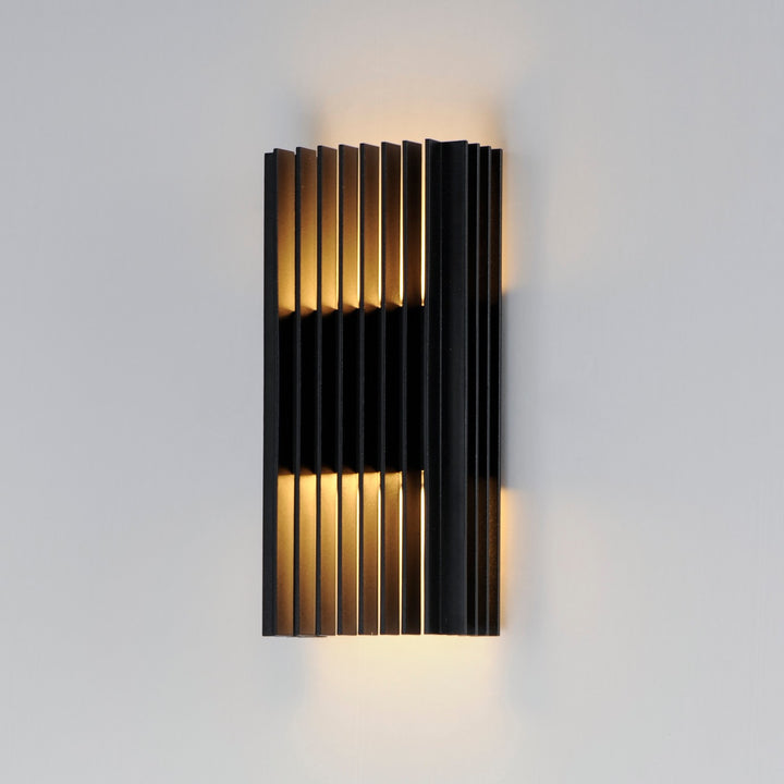 ET2 - E30114-BK - LED Outdoor Wall Sconce - Rampart - Black