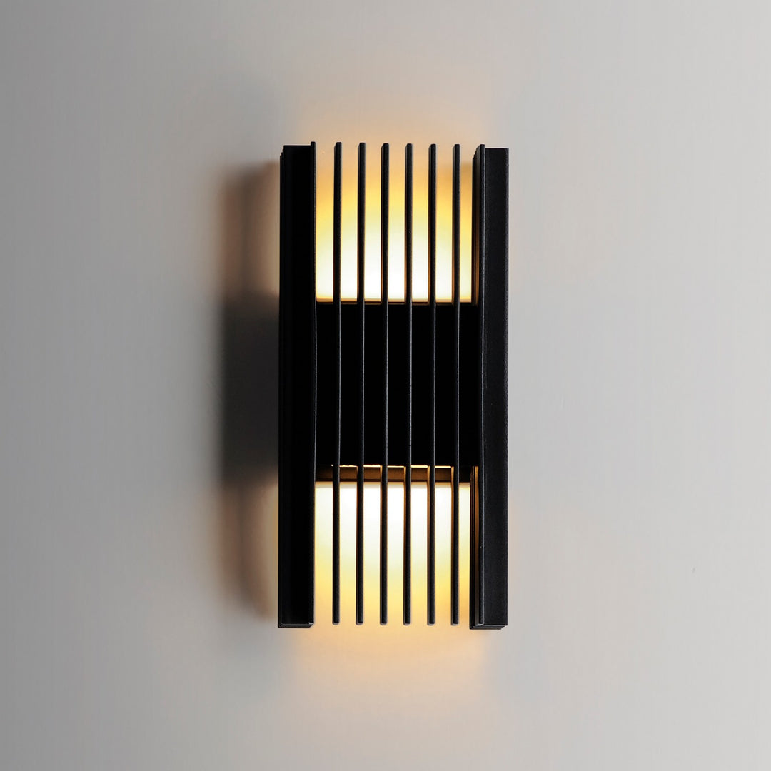 ET2 - E30114-BK - LED Outdoor Wall Sconce - Rampart - Black