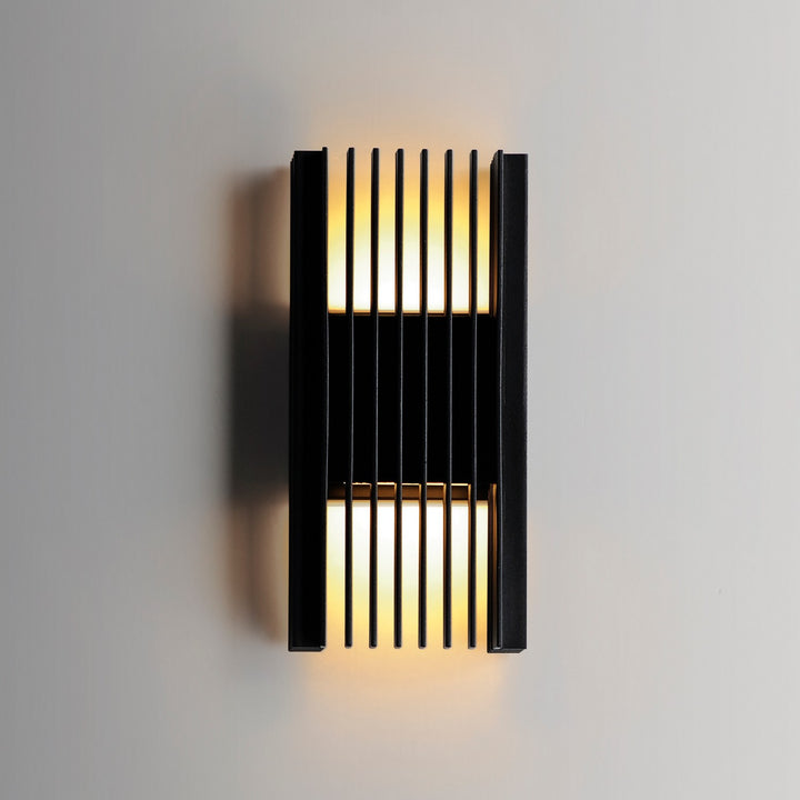 ET2 - E30114-BK - LED Outdoor Wall Sconce - Rampart - Black