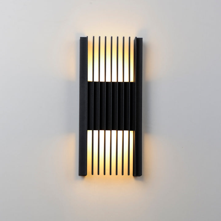 ET2 - E30116-BK - LED Outdoor Wall Sconce - Rampart - Black