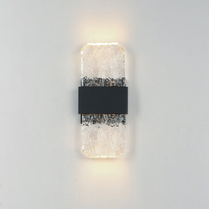ET2 - E30132-24BK - LED Outdoor Wall Sconce - Rune - Black