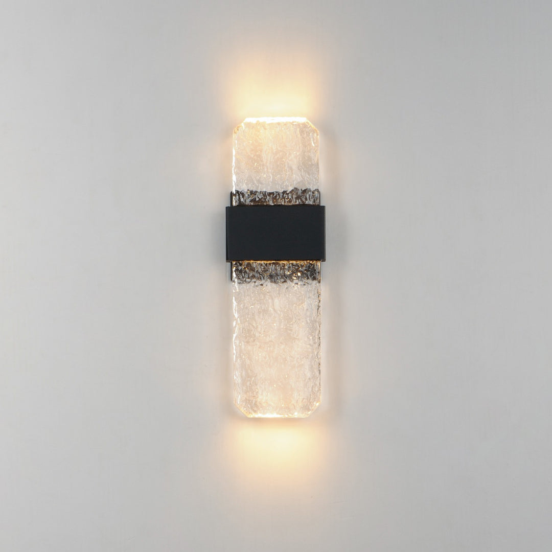ET2 - E30134-24BK - LED Outdoor Wall Sconce - Rune - Black