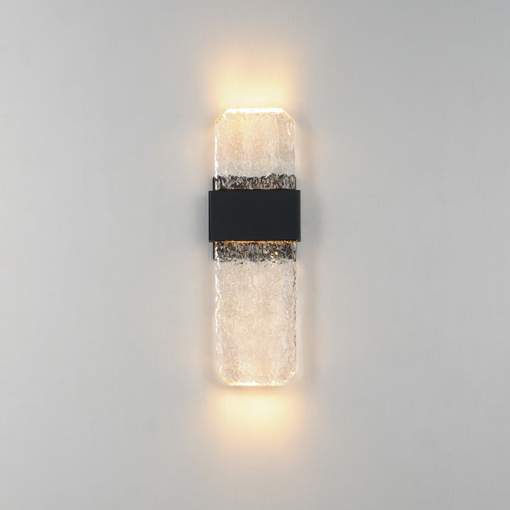 ET2 - E30134-24BK - LED Outdoor Wall Sconce - Rune - Black
