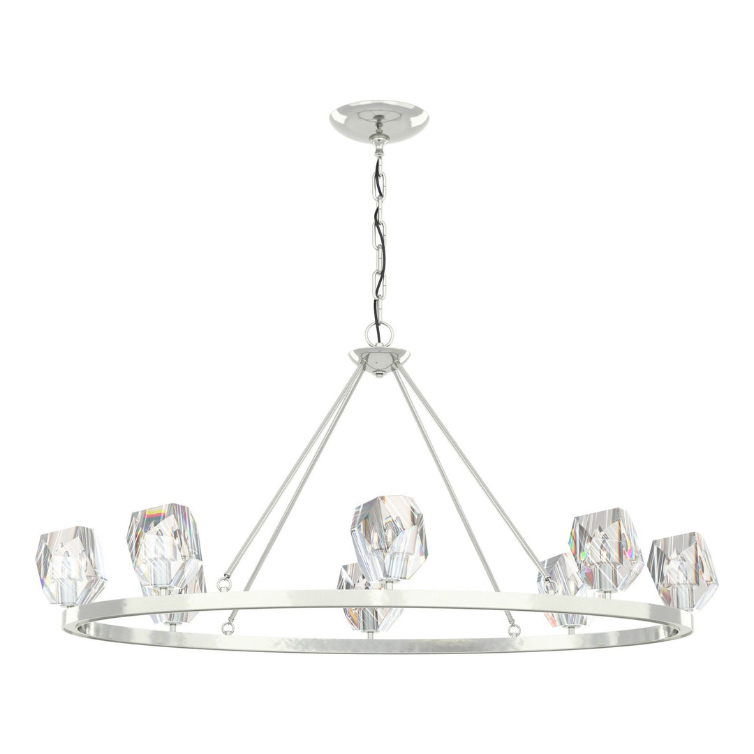 Hubbardton Forge Canada - 105021-SKT-85-CR - Eight Light Chandelier - Gatsby - Sterling