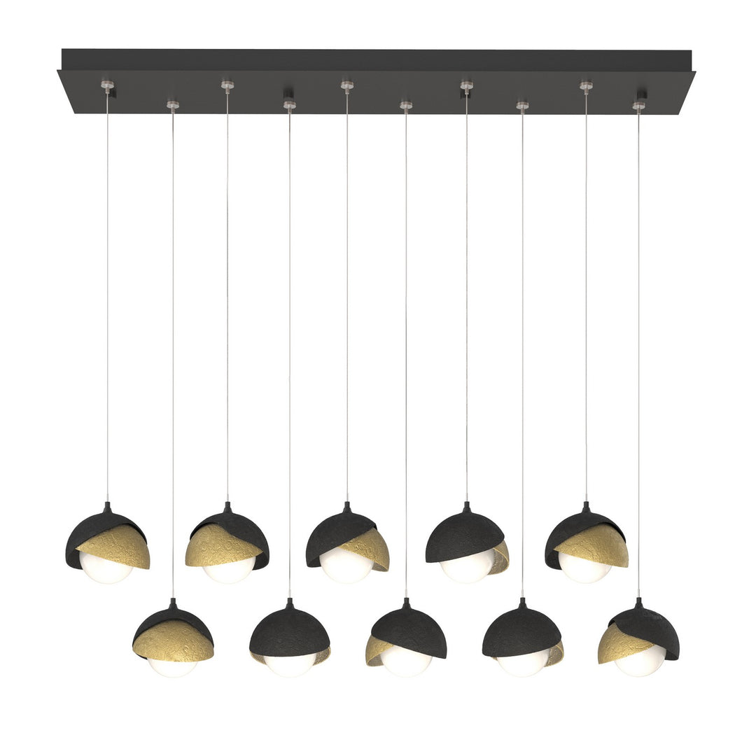 Hubbardton Forge Canada - 131205-SKT-STND-10-86-GG0711 - LED Pendant - Brooklyn - Black