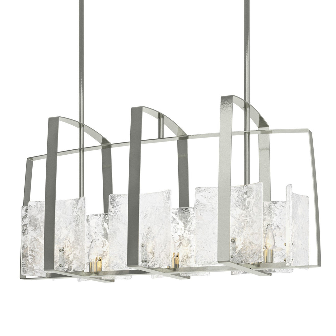 Hubbardton Forge Canada - 131311-SKT-MULT-85-YR0699 - Eight Light Linear Pendant - Arc - Sterling