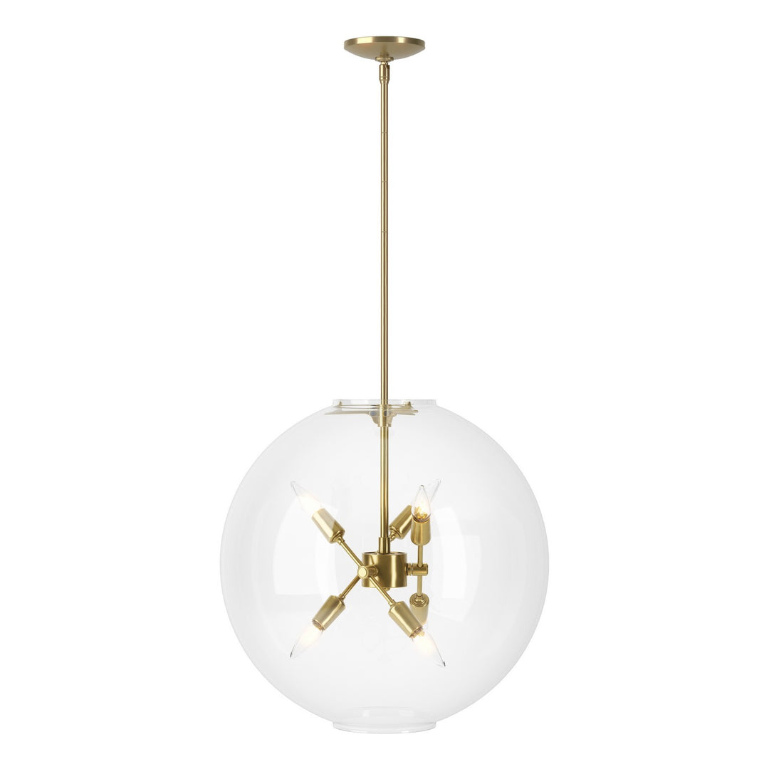 Hubbardton Forge Canada - 134410-SKT-MULT-86-ZM0497 - Six Light Pendant - Sfera - Modern Brass