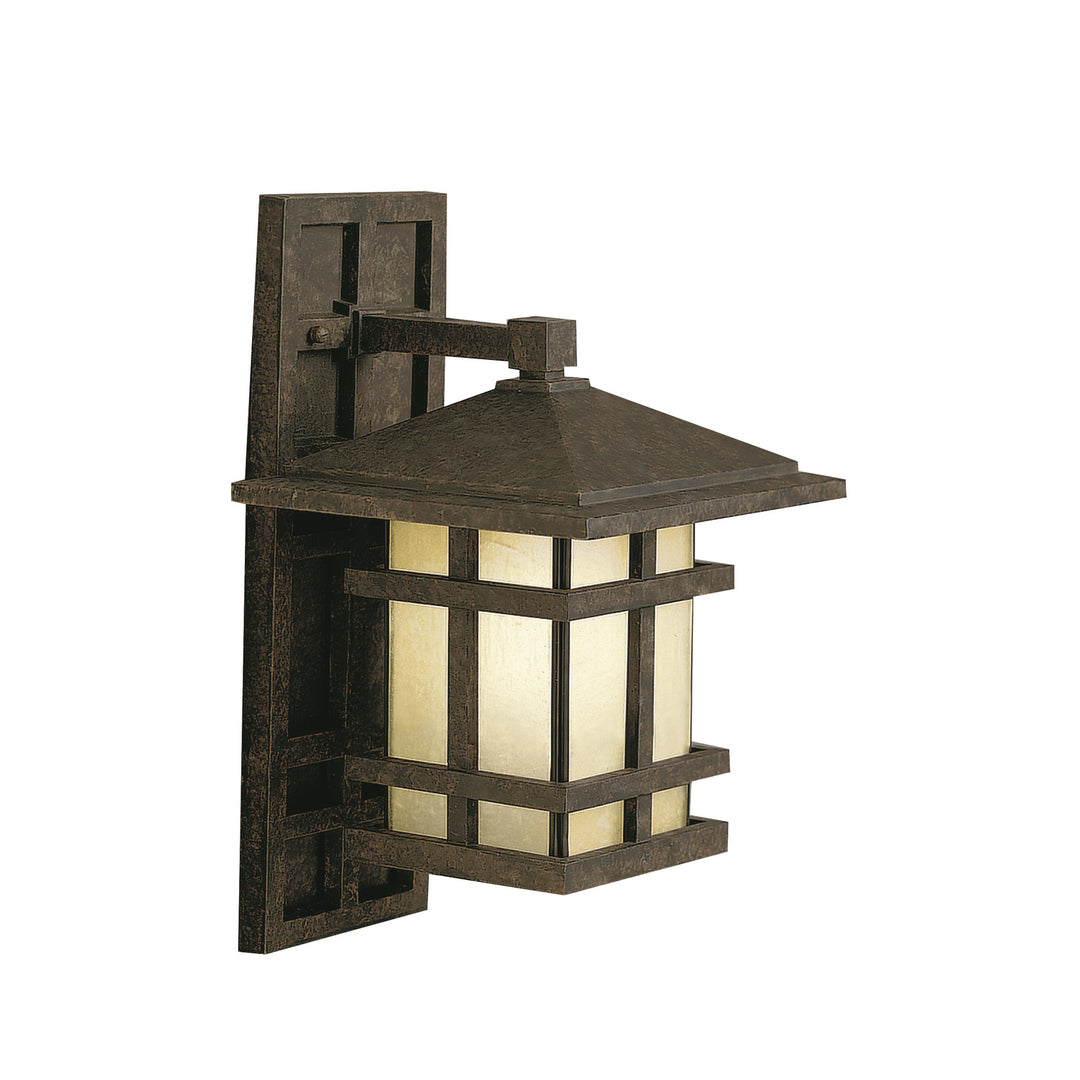 Kichler Canada - 9130AGZ - One Light Outdoor Wall Mount - Cross Creek - Aged Bronze