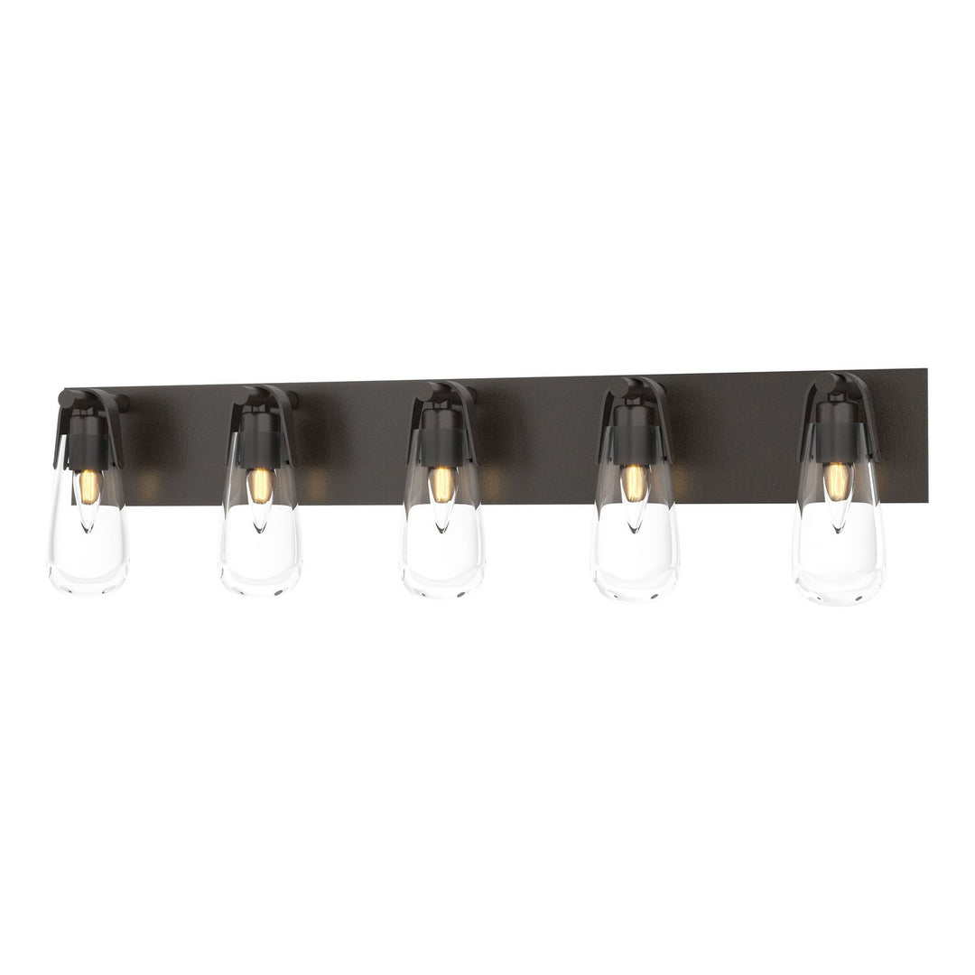 Hubbardton Forge Canada - 201333-SKT-14-ZM0718 - Five Light Bath Sconce - Eos - Oil Rubbed Bronze
