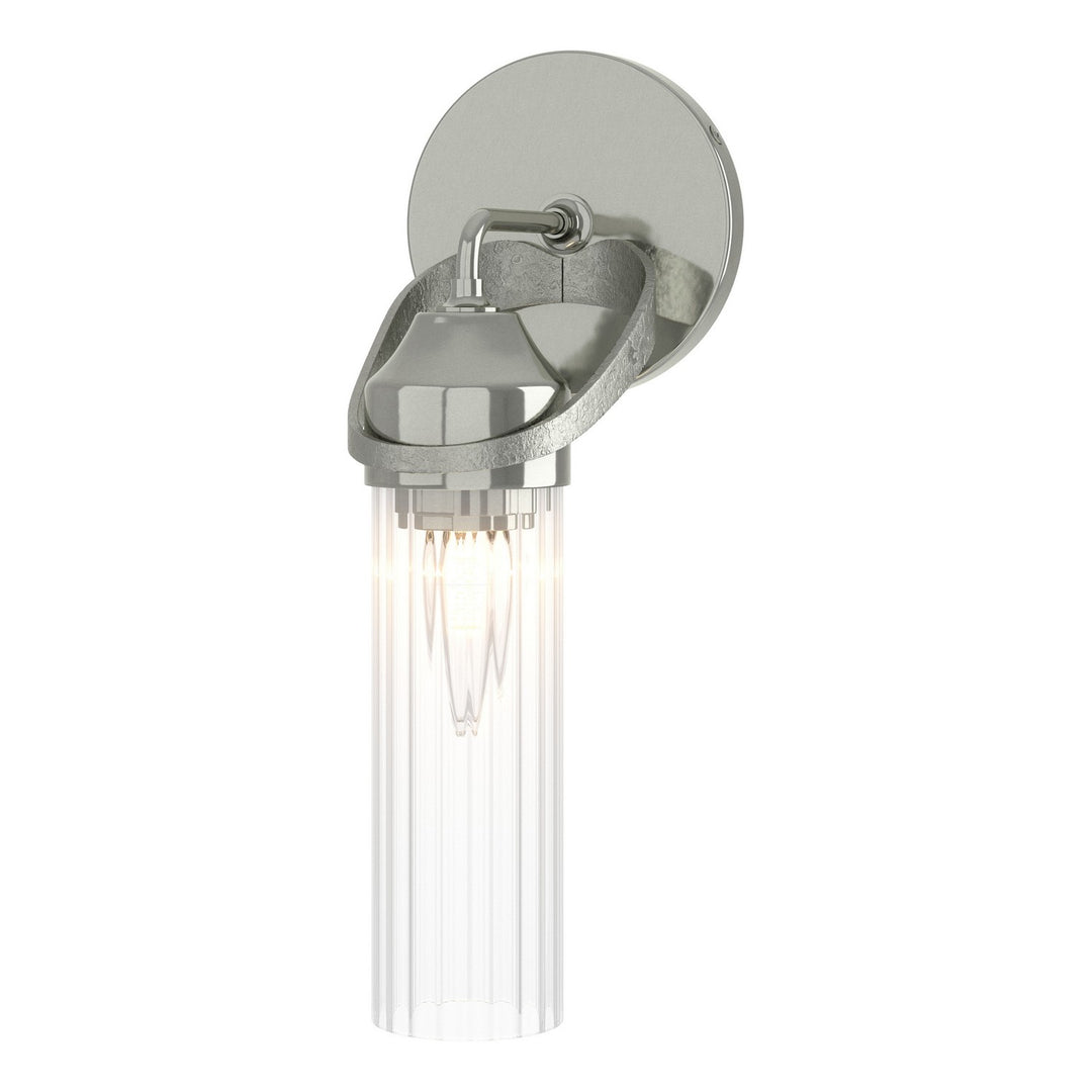 Hubbardton Forge Canada - 201344-SKT-85-ZM0634 - One Light Bath Sconce - Bow - Sterling