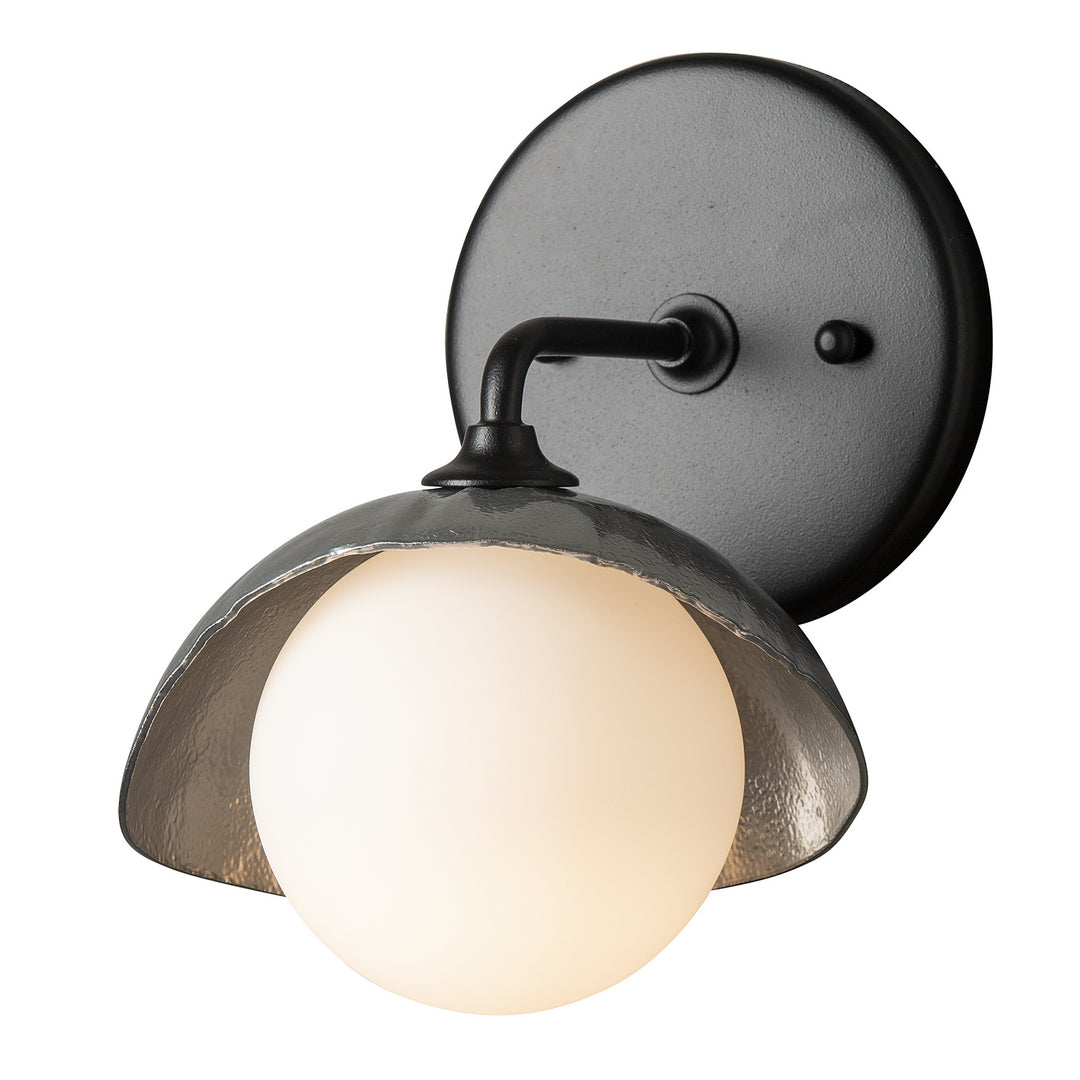 Hubbardton Forge Canada - 201372-SKT-10-85-GG0711 - One Light Bath Sconce - Brooklyn - Black