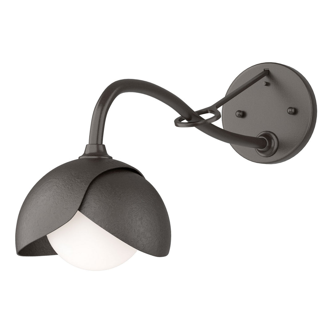 Hubbardton Forge Canada - 201377-SKT-14-14-GG0711 - One Light Wall Sconce - Brooklyn - Oil Rubbed Bronze